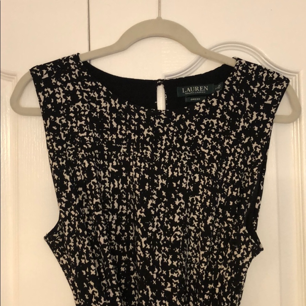 Lauren Ralph Lauren Dress - black/white 16w